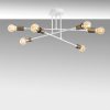 Industrial Scandinavian Chandelier, Black Metal Body, 32 x 32 cm, Height 78 cm, E27 Socket Max 40W, 90 cm Cable | Stylish Lighting for Modern Spaces