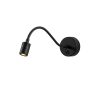 Industrial Wall Lamp, Black & Vintage, 17 x 25 cm, Height 36 cm | Metal Body, E27 Socket Max 40W | Stylish Lighting for Modern Spaces