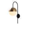 Industrial Wall Lamp, Black & Vintage, 17 x 25 cm, Height 36 cm | Metal Body, E27 Socket Max 40W | Stylish Lighting for Modern Spaces