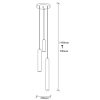 Industrial Wall Lamp, Black & Vintage, 17 x 25 cm, Height 36 cm | Metal Body, E27 Socket Max 40W | Stylish Lighting for Modern Spaces