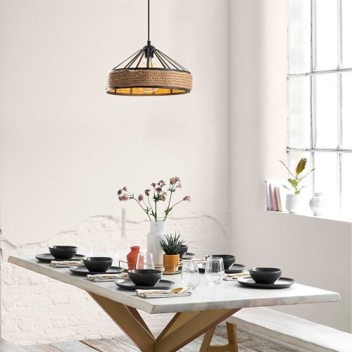 Industrial Wall Lamp, Black & Vintage, 17 x 25 cm, Height 36 cm | Metal Body, E27 Socket Max 40W | Stylish Lighting for Modern Spaces