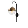 Industrial Wall Lamp, Black & Vintage, 17 x 25 cm, Height 36 cm | Metal Body, E27 Socket Max 40W | Stylish Lighting for Modern Spaces