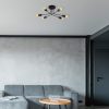 Industrial Wall Lamp, Black & Vintage, 17 x 25 cm, Height 36 cm | Metal Body, E27 Socket Max 40W | Stylish Lighting for Modern Spaces