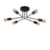 Industrial Wall Lamp, Black & Vintage, 17 x 25 cm, Height 36 cm | Metal Body, E27 Socket Max 40W | Stylish Lighting for Modern Spaces