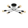 Industrial Wall Lamp, Black & Vintage, 17 x 25 cm, Height 36 cm | Metal Body, E27 Socket Max 40W | Stylish Lighting for Modern Spaces