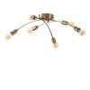 Industrial Wall Lamp, Black & Vintage, 17 x 25 cm, Height 36 cm | Metal Body, E27 Socket Max 40W | Stylish Lighting for Modern Spaces