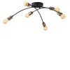 Industrial Wall Lamp, Black & Vintage, 17 x 25 cm, Height 36 cm | Metal Body, E27 Socket Max 40W | Stylish Lighting for Modern Spaces
