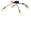Industrial Wall Lamp, Black & Vintage, 17 x 25 cm, Height 36 cm | Metal Body, E27 Socket Max 40W | Stylish Lighting for Modern Spaces