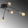 Industrial Wall Lamp, Black & Vintage, 17 x 25 cm, Height 36 cm | Metal Body, E27 Socket Max 40W | Stylish Lighting for Modern Spaces