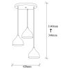 Industrial Wall Lamp, Black & Vintage, 17 x 25 cm, Height 36 cm | Metal Body, E27 Socket Max 40W | Stylish Lighting for Modern Spaces
