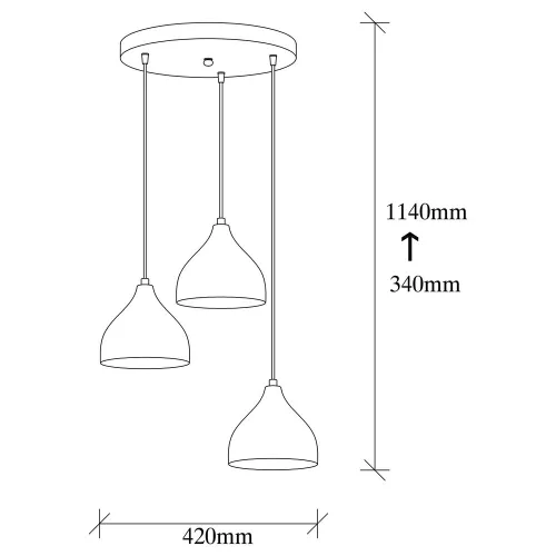 Opviq, 584TTM1375, Industrial wall lamp, black and vintage, 17 x 25 cm, height 36 cm | Metal housing, E27 Socket Max 40W | Stylish lighting for modern spaces