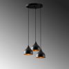 Industrial Wall Lamp, Black & Vintage, 17 x 25 cm, Height 36 cm | Metal Body, E27 Socket Max 40W | Stylish Lighting for Modern Spaces