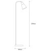 Industrial Wall Lamp, Black & Vintage, 17 x 25 cm, Height 36 cm | Metal Body, E27 Socket Max 40W | Stylish Lighting for Modern Spaces