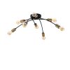 Industrial Wall Lamp, Black & Vintage, 17 x 25 cm, Height 36 cm | Metal Body, E27 Socket Max 40W | Stylish Lighting for Modern Spaces