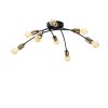 Industrial Wall Lamp, Black & Vintage, 17 x 25 cm, Height 36 cm | Metal Body, E27 Socket Max 40W | Stylish Lighting for Modern Spaces