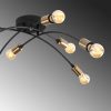 Industrial Wall Lamp, Black & Vintage, 17 x 25 cm, Height 36 cm | Metal Body, E27 Socket Max 40W | Stylish Lighting for Modern Spaces