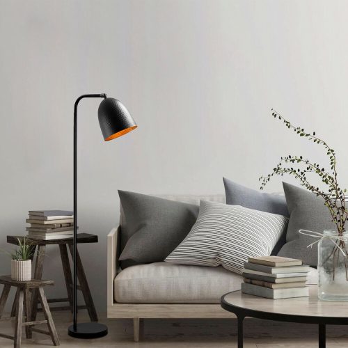 Industrial Wall Lamp, Black & Vintage, 17 x 25 cm, Height 36 cm | Metal Body, E27 Socket Max 40W | Stylish Lighting for Modern Spaces