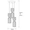 Industrial Wall Lamp, Black & Vintage, 17 x 25 cm, Height 36 cm | Metal Body, E27 Socket Max 40W | Stylish Lighting for Modern Spaces