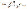 Industrial Wall Lamp, Black & Vintage, 17 x 25 cm, Height 36 cm | Metal Body, E27 Socket Max 40W | Stylish Lighting for Modern Spaces