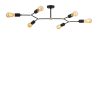 Industrial Wall Lamp, Black & Vintage, 17 x 25 cm, Height 36 cm | Metal Body, E27 Socket Max 40W | Stylish Lighting for Modern Spaces