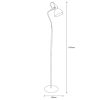 Industrial Wall Lamp, Black & Vintage, 17 x 25 cm, Height 36 cm | Metal Body, E27 Socket Max 40W | Stylish Lighting for Modern Spaces