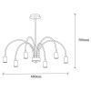 Industrial Wall Lamp, Black & Vintage, 17 x 25 cm, Height 36 cm | Metal Body, E27 Socket Max 40W | Stylish Lighting for Modern Spaces