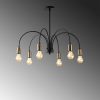Industrial Wall Lamp, Black & Vintage, 17 x 25 cm, Height 36 cm | Metal Body, E27 Socket Max 40W | Stylish Lighting for Modern Spaces