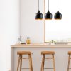 Industrial Wall Lamp, Black & Vintage, 17 x 25 cm, Height 36 cm | Metal Body, E27 Socket Max 40W | Stylish Lighting for Modern Spaces