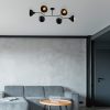 Industrial Wall Lamp, Black & Vintage, 17 x 25 cm, Height 36 cm | Metal Body, E27 Socket Max 40W | Stylish Lighting for Modern Spaces