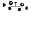 Industrial Wall Lamp, Black & Vintage, 17 x 25 cm, Height 36 cm | Metal Body, E27 Socket Max 40W | Stylish Lighting for Modern Spaces