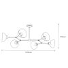 Industrial Wall Lamp, Black & Vintage, 17 x 25 cm, Height 36 cm | Metal Body, E27 Socket Max 40W | Stylish Lighting for Modern Spaces