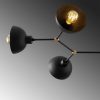 Industrial Wall Lamp, Black & Vintage, 17 x 25 cm, Height 36 cm | Metal Body, E27 Socket Max 40W | Stylish Lighting for Modern Spaces