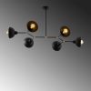 Industrial Wall Lamp, Black & Vintage, 17 x 25 cm, Height 36 cm | Metal Body, E27 Socket Max 40W | Stylish Lighting for Modern Spaces