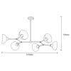 Industrial Wall Lamp, Black & Vintage, 17 x 25 cm, Height 36 cm | Metal Body, E27 Socket Max 40W | Stylish Lighting for Modern Spaces