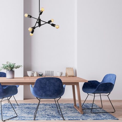 Industrial Wall Lamp, Black & Vintage, 17 x 25 cm, Height 36 cm | Metal Body, E27 Socket Max 40W | Stylish Lighting for Modern Spaces