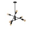Industrial Wall Lamp, Black & Vintage, 17 x 25 cm, Height 36 cm | Metal Body, E27 Socket Max 40W | Stylish Lighting for Modern Spaces
