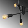 Industrial Wall Lamp, Black & Vintage, 17 x 25 cm, Height 36 cm | Metal Body, E27 Socket Max 40W | Stylish Lighting for Modern Spaces
