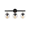Industrial Wall Lamp, Black & Vintage, 17 x 25 cm, Height 36 cm | Metal Body, E27 Socket Max 40W | Stylish Lighting for Modern Spaces