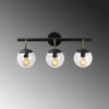 Industrial Wall Lamp, Black & Vintage, 17 x 25 cm, Height 36 cm | Metal Body, E27 Socket Max 40W | Stylish Lighting for Modern Spaces