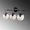 Industrial Wall Lamp, Black & Vintage, 17 x 25 cm, Height 36 cm | Metal Body, E27 Socket Max 40W | Stylish Lighting for Modern Spaces