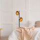 Industrial Wall Lamp, Black & Vintage, 17 x 25 cm, Height 36 cm | Metal Body, E27 Socket Max 40W | Stylish Lighting for Modern Spaces