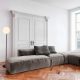 Industrial Wall Lamp, Black & Vintage, 17 x 25 cm, Height 36 cm | Metal Body, E27 Socket Max 40W | Stylish Lighting for Modern Spaces