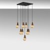 Industrial Wall Lamp, Black & Vintage, 17 x 25 cm, Height 36 cm | Metal Body, E27 Socket Max 40W | Stylish Lighting for Modern Spaces