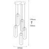 Industrial Wall Lamp, Black & Vintage, 17 x 25 cm, Height 36 cm | Metal Body, E27 Socket Max 40W | Stylish Lighting for Modern Spaces