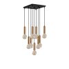 Industrial Wall Lamp, Black & Vintage, 17 x 25 cm, Height 36 cm | Metal Body, E27 Socket Max 40W | Stylish Lighting for Modern Spaces