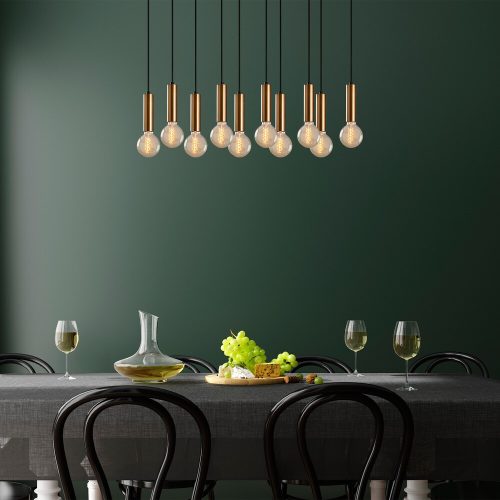 Industrial Wall Lamp, Black & Vintage, 17 x 25 cm, Height 36 cm | Metal Body, E27 Socket Max 40W | Stylish Lighting for Modern Spaces