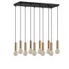 Industrial Wall Lamp, Black & Vintage, 17 x 25 cm, Height 36 cm | Metal Body, E27 Socket Max 40W | Stylish Lighting for Modern Spaces