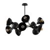 Industrial Wall Lamp, Black & Vintage, 17 x 25 cm, Height 36 cm | Metal Body, E27 Socket Max 40W | Stylish Lighting for Modern Spaces