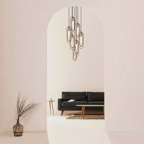 Industrial Wall Lamp, Black & Vintage, 17 x 25 cm, Height 36 cm | Metal Body, E27 Socket Max 40W | Stylish Lighting for Modern Spaces
