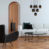 Industrial Wall Lamp, Black & Vintage, 17 x 25 cm, Height 36 cm | Metal Body, E27 Socket Max 40W | Stylish Lighting for Modern Spaces